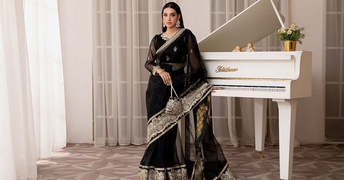 The Artistry of Drapes: An Inside Look at Laam.pk's Exquisite Saree Collection