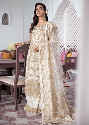 Gulaal - Shehnaz Embroidered Net 3-Piece Suit WS-11