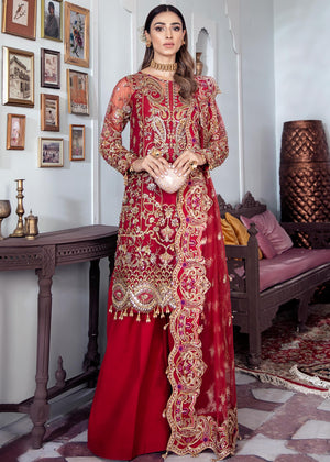 Gulaal - Tamanah Embroidered Net 3-Piece Suit WS-12
