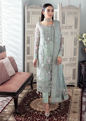 Gulaal -  Zeba Embroidered Net 3-Piece Suit WS-21