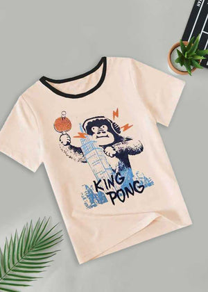 Lite Cream King Pong Boys T'shirt