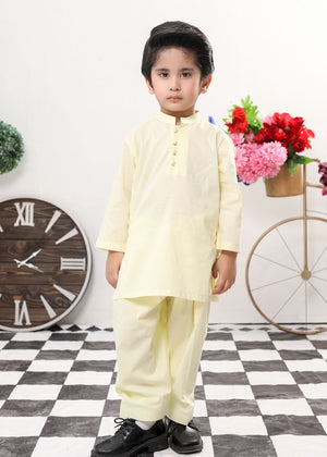 Loop Button Suit Yellow-LBS009