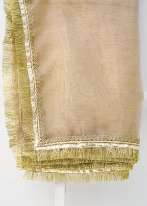 Golden Zari Net Dupatta