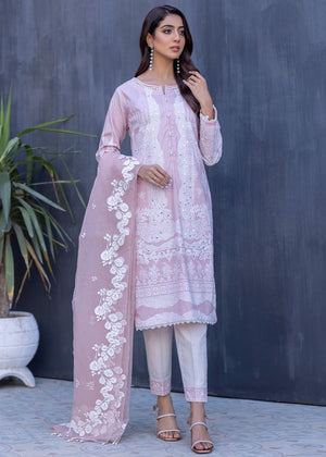 Mirror Embroidered Cotton Lawn Suit-2583