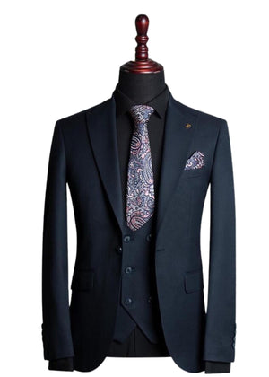 Three piece suit - Blue 01