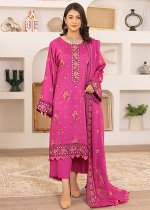 F-29 : Unstitched Embroidered Viscose 3PC