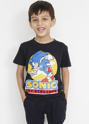 Black Sonic the Hedgehog T-Shirt