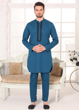 Kurta Pajama Blue-002