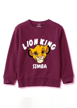Purple Lion King Sweat Shirt