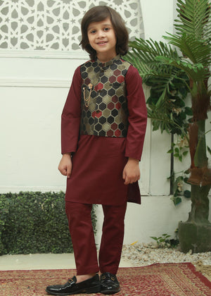 Red Waistcoat Suit - WDS 007