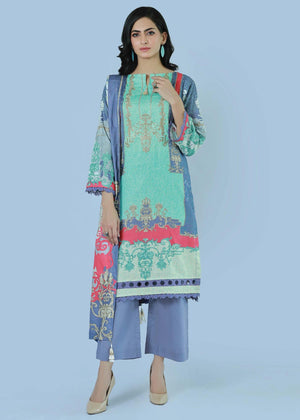 Vivad Floral 3 Piece Printed Suit