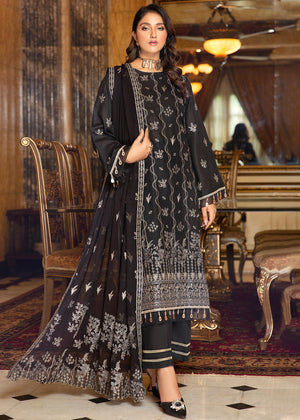 Tehzeeb T-20 : Embroidered Slub Karandi