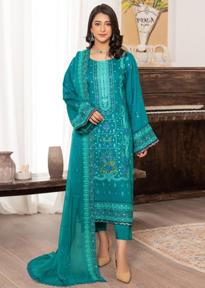 F-26 : Unstitched Embroidered Viscose 3PC
