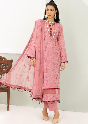 Sarang S-31 : Embroidered Slub Karandi