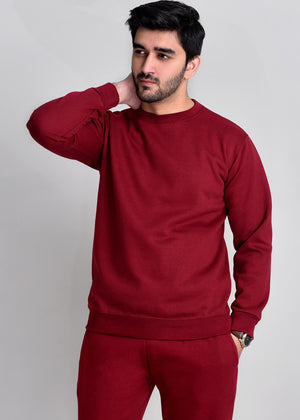 Maroon Sweatshirt-Men
