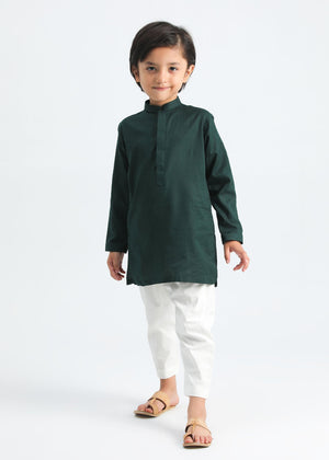 Pine Soft Cotton Kurta Trouser - 2PC - Kids