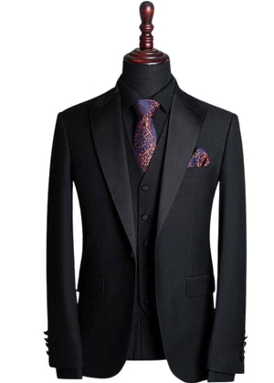 Black Three piece suit