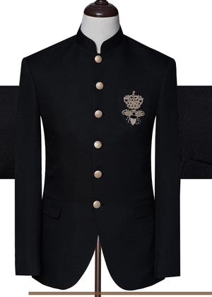 Black and Golden Prince Coat OC0013