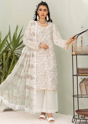 Sarang S-32 : Embroidered Slub Karandi