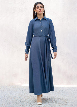 Collared Maxi Dress