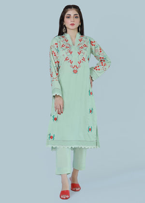 Blossom Voyage Embroidered Cambric 2 Piece