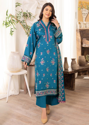 F-23 : Unstitched Embroidered Viscose 3PC
