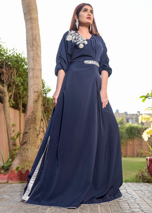 Navy Blue Kaftan