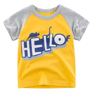 Hello Graphic Tee ( Yellow )