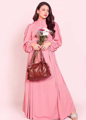 Portrait Maxi Abaya (pink)