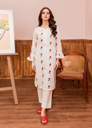 2PC Embroidered Dress EWR-16