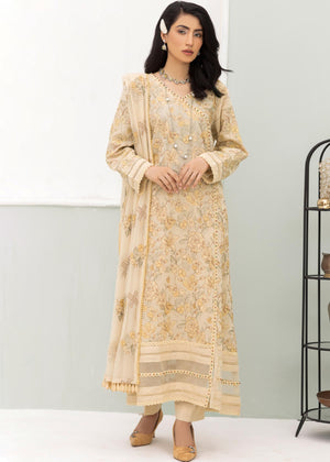 Sarang S-29 : Embroidered Slub Karandi