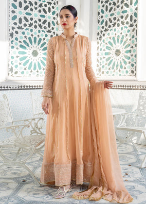 Manahils - kurti-106 - Peach