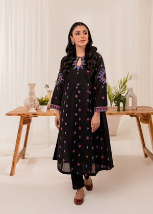 2PC Embroidered Dress EBF-01