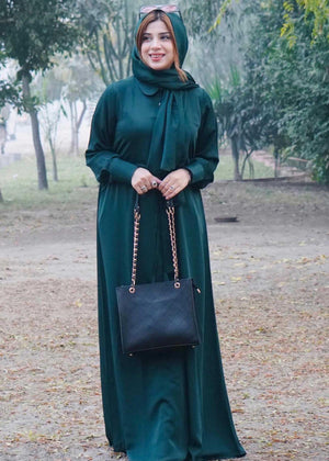 Elegant Maxi Abaya (green)