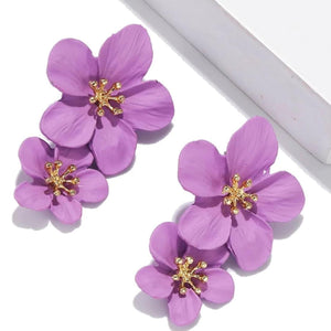 Satpara - Flower Earrings - CEDH002