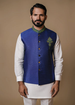 BLUE ELEC WAISTCOAT