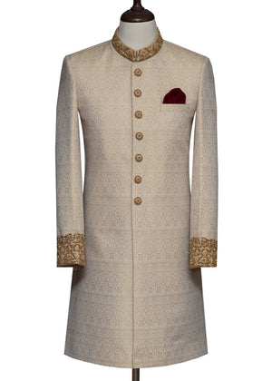 Groom Golden Sherwani OC-20