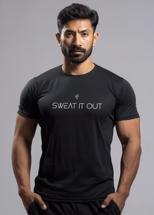 Sweat out tee - Black