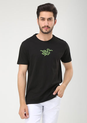 Embroidered Snake T-shirt