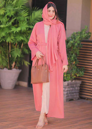 Abaya (Light Pink Color)