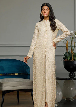 Chiffon Embroidered Gown - 8421