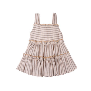 Girls Striped Sun Dress