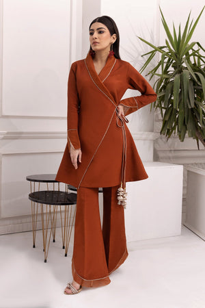 Rust Dress 2 piece - RTW1005