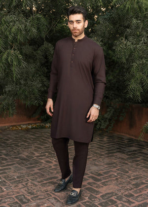 Chocolate Brown Kurta Trouser