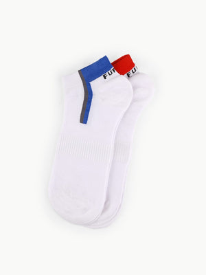 Pack Of 2 Multi Ankle Socks - FAMSO22-032