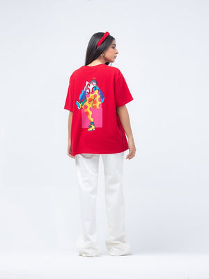 Relaxed Fit Crew Neck Graphic Tee - FWTGT23-010
