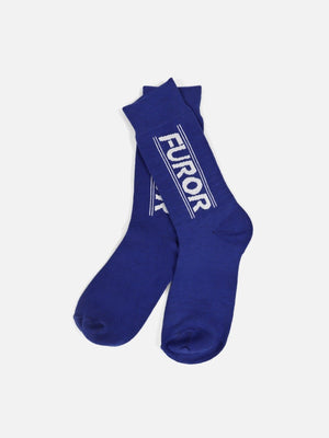 Electric Blue Crew Sock - FAMSO21-073