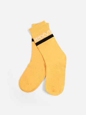 Yellow Crew Sock - FAMSO21-058