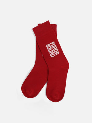 Red Crew Sock - FAMSO21-059