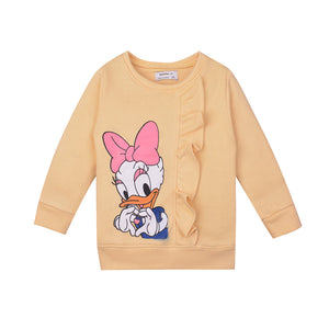 Yellow Daisy Duck Sweat Shirt